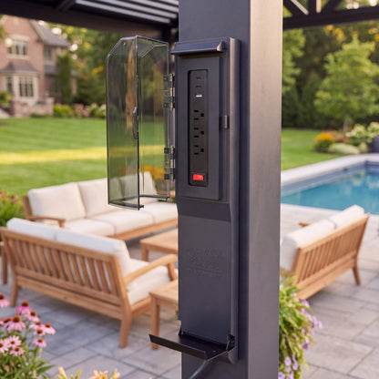 16x14 Ridgeline Steel Louvered Pergola