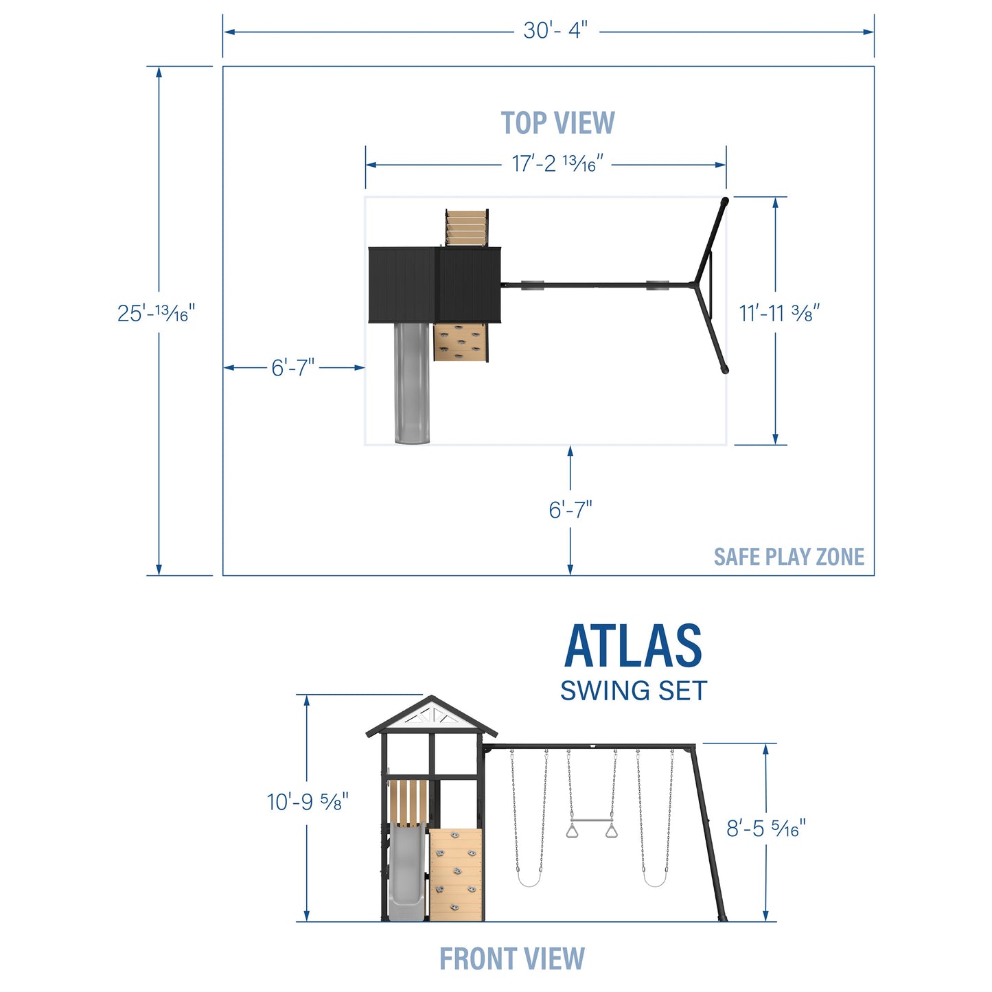 Atlas Steel Swing Set