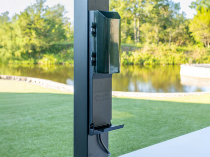 Edgemont Bay | U-Shape Outdoor Kitchen with Bar Seating, Griddle & Pizza Oven