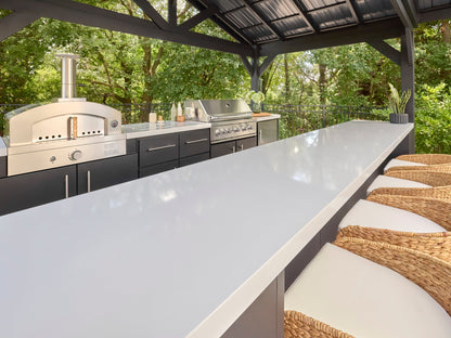 Lancaster | Galley Outdoor Kitchen with Built-In Grill & Griddle