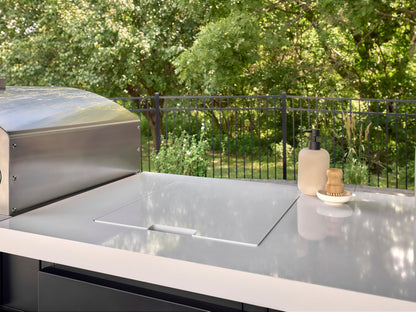 Lancaster | Galley Outdoor Kitchen with Built-In Grill & Griddle