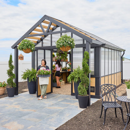 14x12 Larkspur Metal Greenhouse