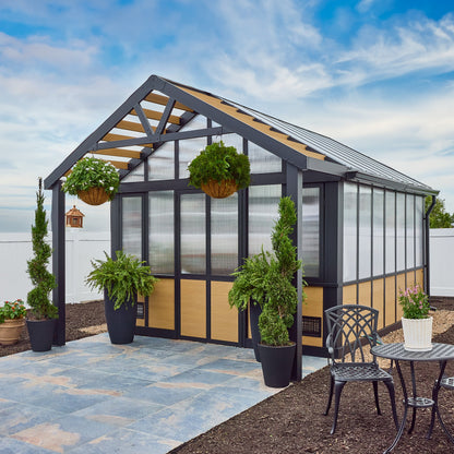 14x12 Larkspur Metal Greenhouse