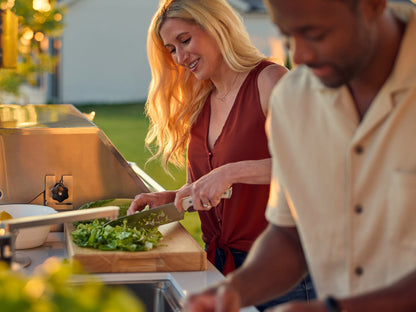 Emory | 9-Foot Outdoor Kitchen Island with Built-In Grill