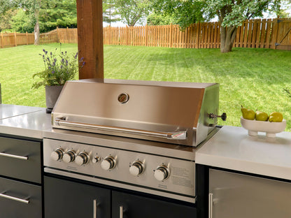 Emory | 12-Foot Outdoor Kitchen Island with Built-In Grill & Pizza Oven