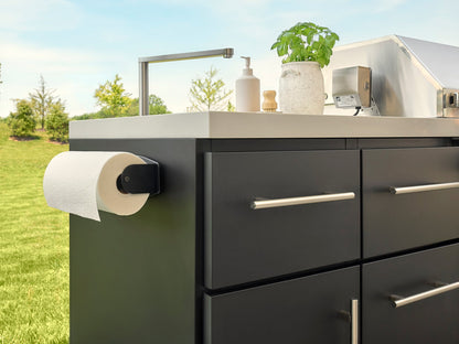 Emory | 9-Foot Outdoor Kitchen Island with Built-In Grill