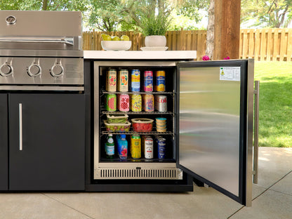Emory | 9-Foot Outdoor Kitchen Island with Built-In Grill